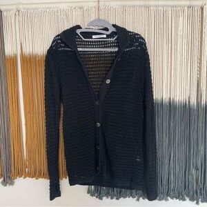 United Arrows | Beauty & Youth Black Knitted Cardigan - One Size